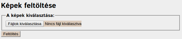 Oldal képeinek feltöltése
