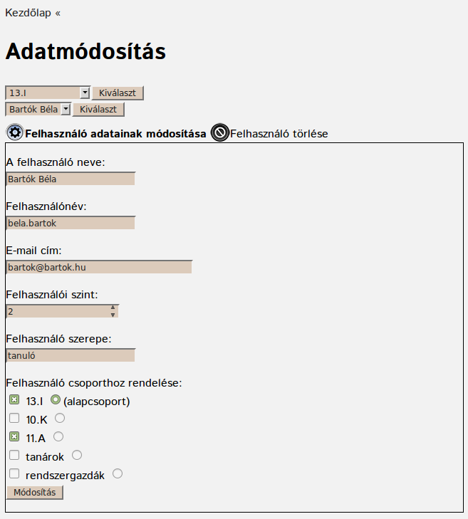 Regisztrációs űrlap 2