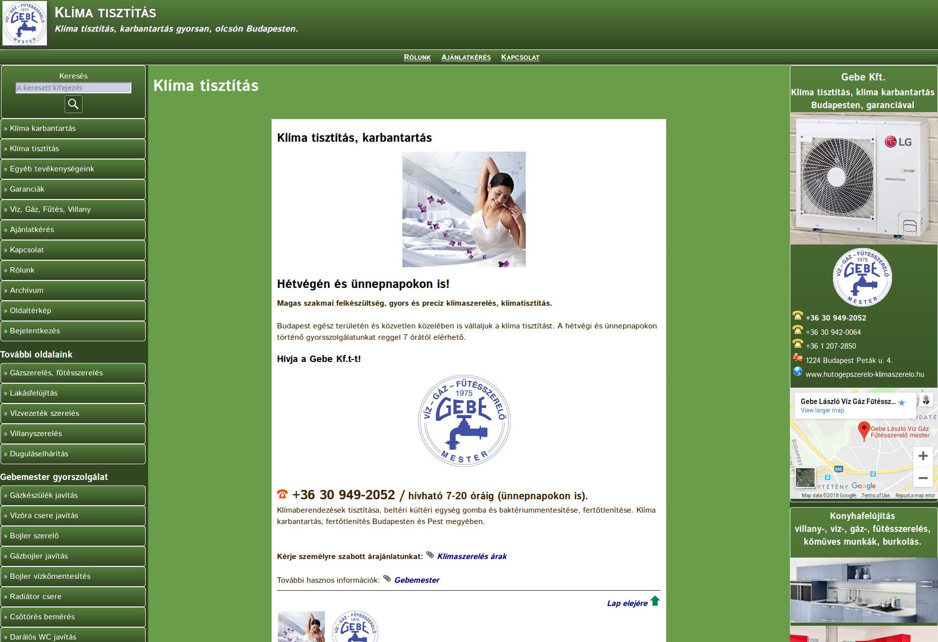 Klímaszerelés Budapest